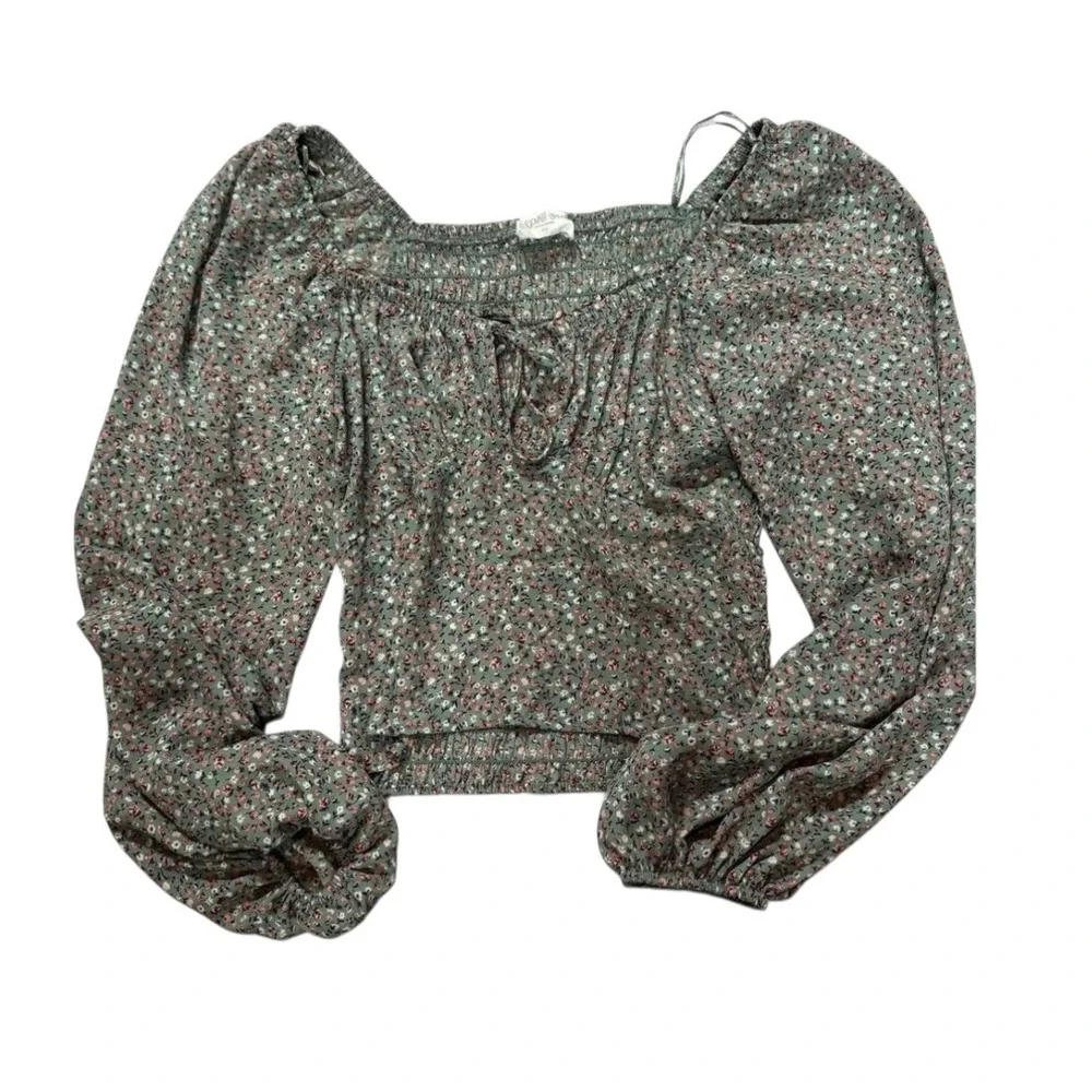 Floral Green Women's Top‎